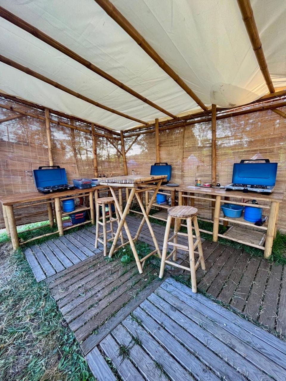 Lodg'Ing Nature Camp Presqu'Ile Crozon Lanvéoc Exterior foto